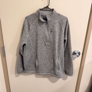 George Men's Zip Up Sweater in Heather Gray